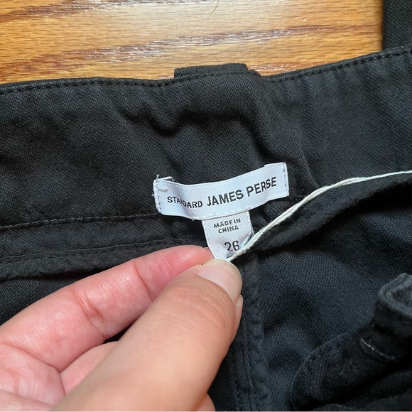 Standard James Perse slim jogger pants in black size 26 - Picture 4 of 8